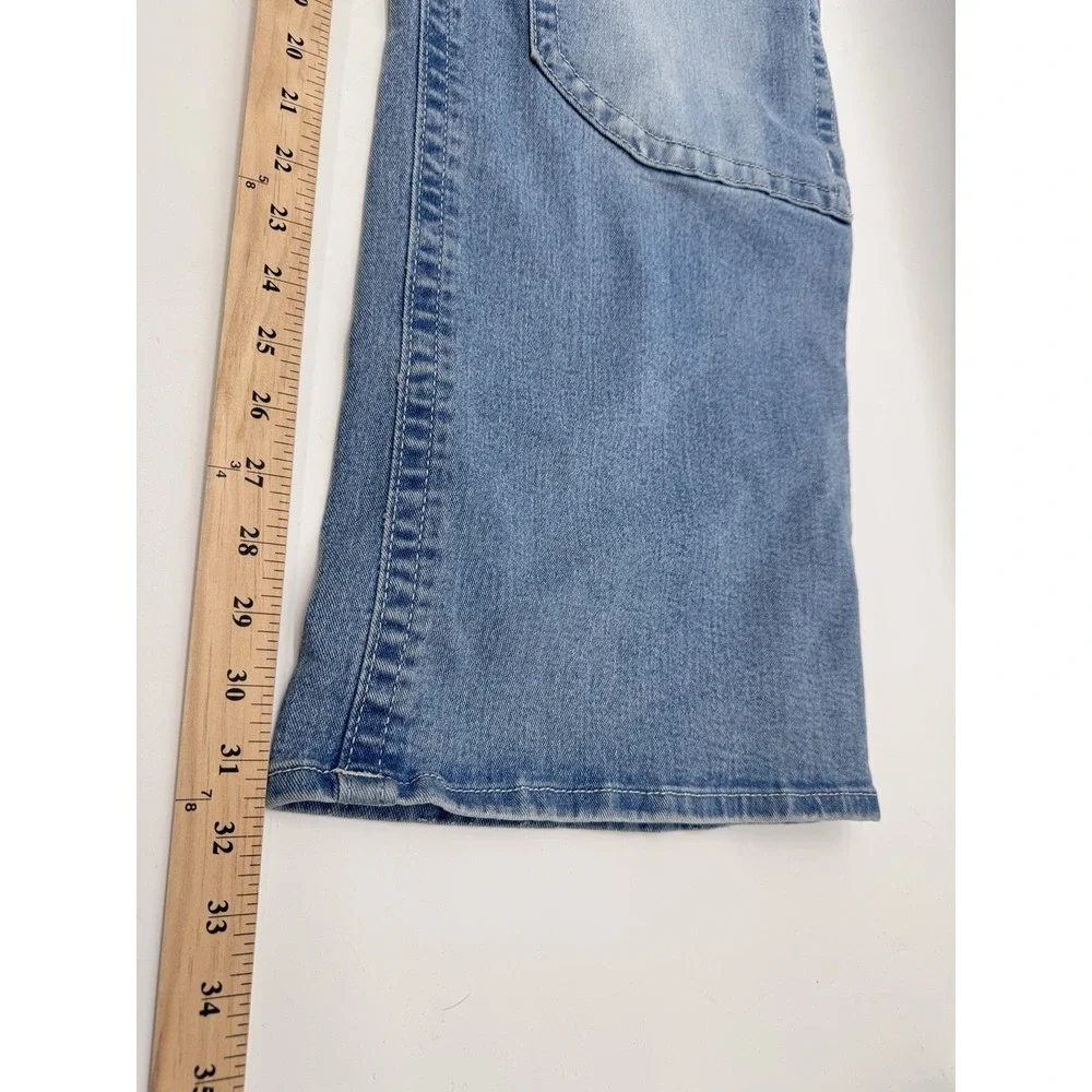 True Religion Mens 33 Vinny Ultra Baggy Y2K Skater Pants Light Blue Drawstring